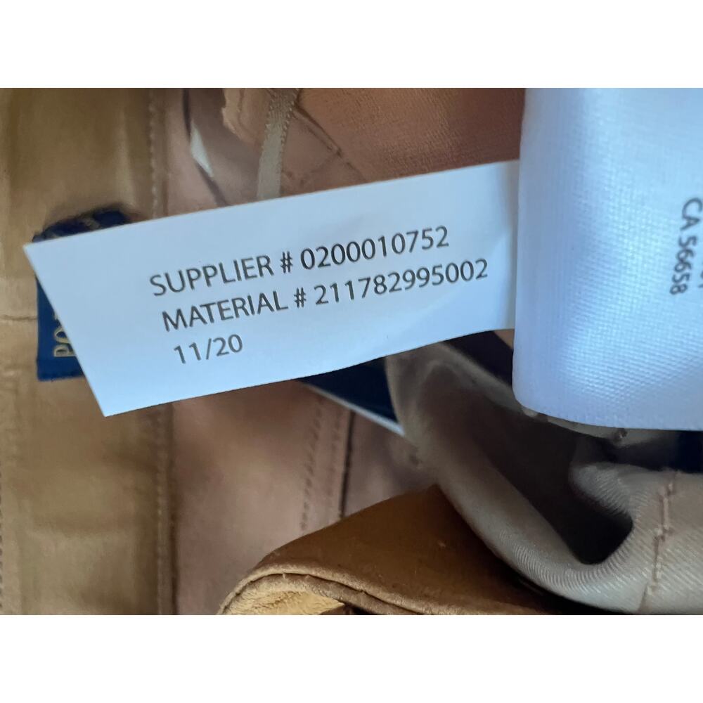 Polo Ralph Lauren Women's Lambskin Leather Legging Jeans Pants Brown Size 4 $998 - Picture 6 of 16